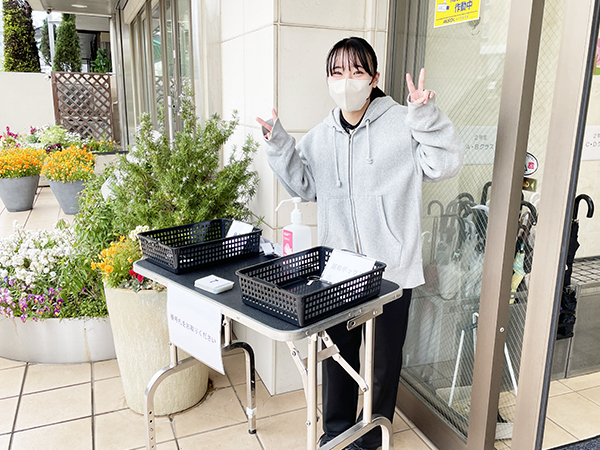 お客様をお迎えの準備！